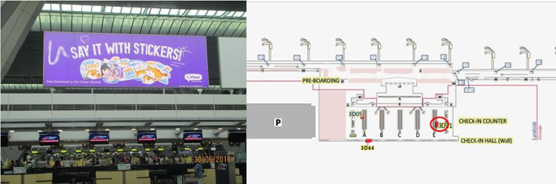 菲律宾马尼拉机场广告媒体